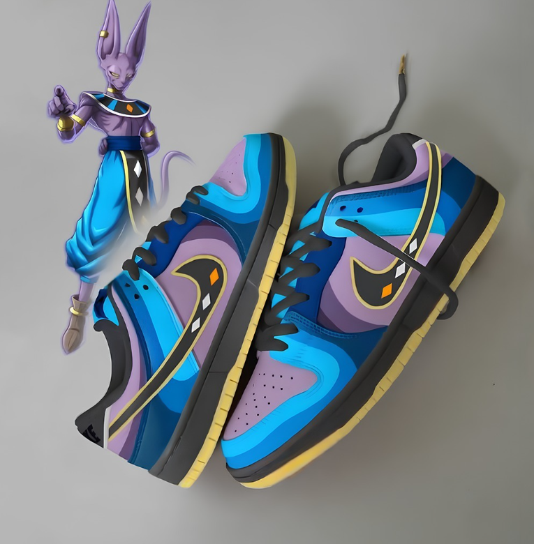 NIKE CUSTOM DUNK LOW "BEERUS"